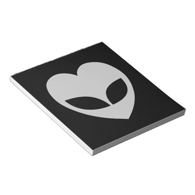 Bloc-notes Alien Love Heart (Incliné)