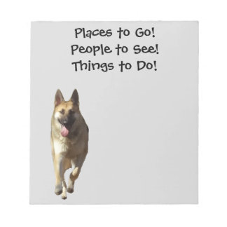 Bloc-notes allemand Shepherd Chien