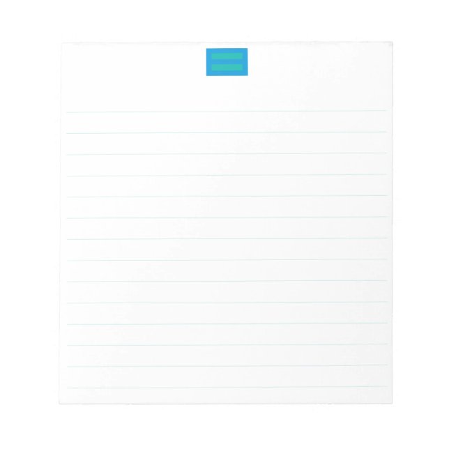 Bloc-notes antidiscrimination 5,5 po x 6 po (Devant)