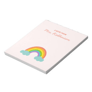 Bloc-notes arc-en-ciel pour la reconnaissance des