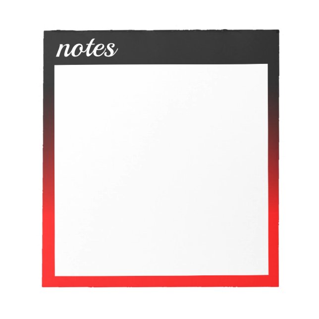 Bloc-notes arrière - plan coloré (Devant)