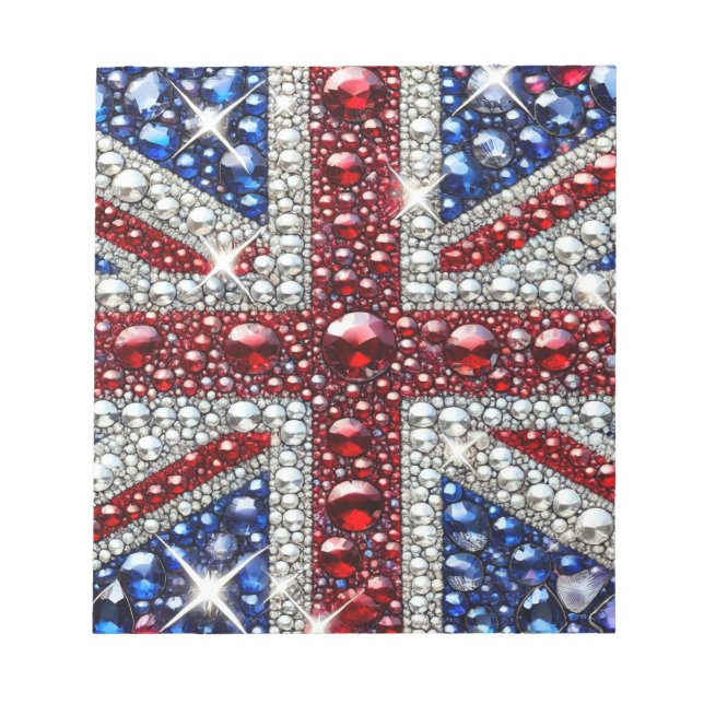 Bloc-notes aux couleurs britanniques Design modern (Devant)