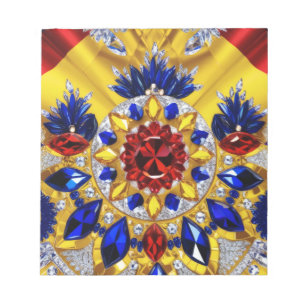 Bloc-notes aux couleurs roumaines Design moderne