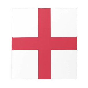 Bloc-notes avec Drapeau d'Angleterre