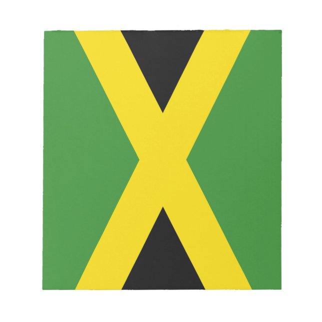 Bloc-notes avec Drapeau de Jamaïque (Devant)