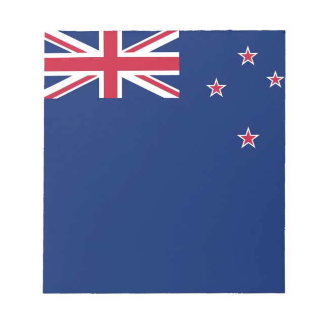 Bloc-notes avec drapeau de la Nouvelle-Zélande (Devant)