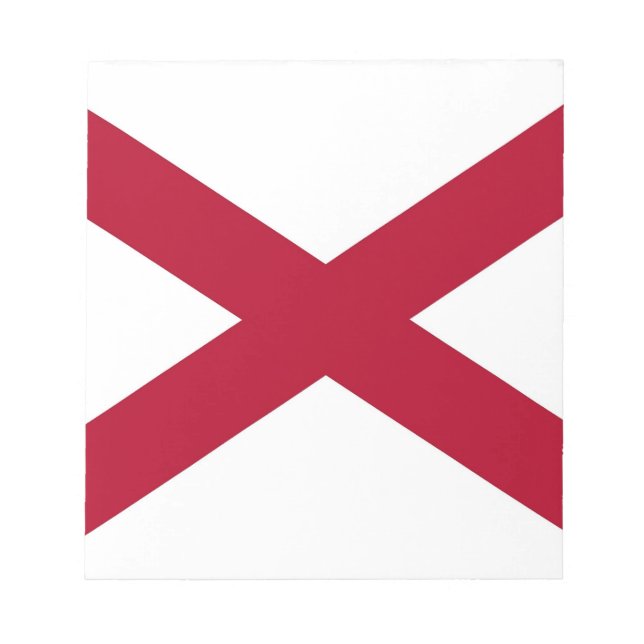 Bloc-notes avec drapeau de l'Alabama (Devant)