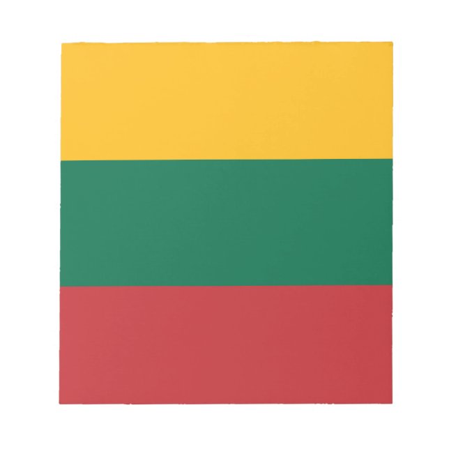 Bloc-notes avec Drapeau de Lituanie (Devant)