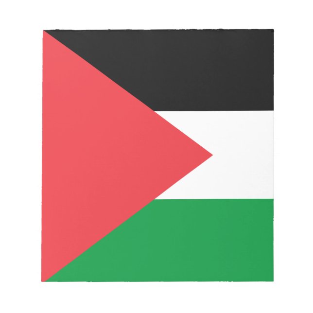 Bloc-notes avec Drapeau de Palestine (Devant)