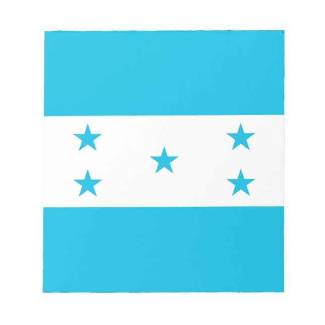 Bloc-notes avec Drapeau du Honduras (Devant)