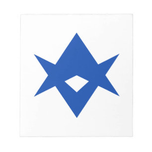 Bloc-notes avec le drapeau de Toyota City, Japon