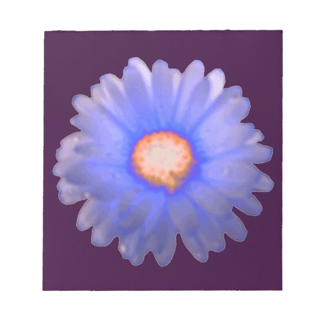 Bloc-notes bleu et rouge Marigold (Devant)