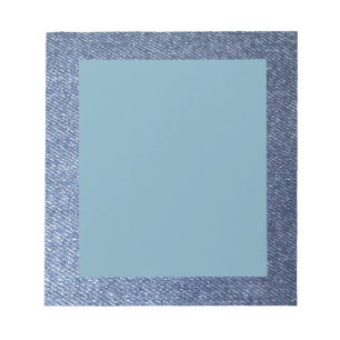 Bloc-notes bleu Jean
