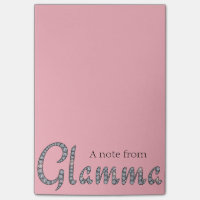 Bloc-notes bling de post-it de Glamma