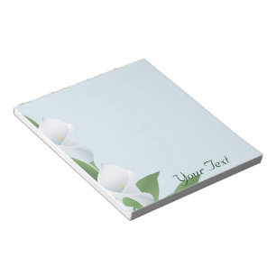 Bloc-notes Blue Cala Lilies