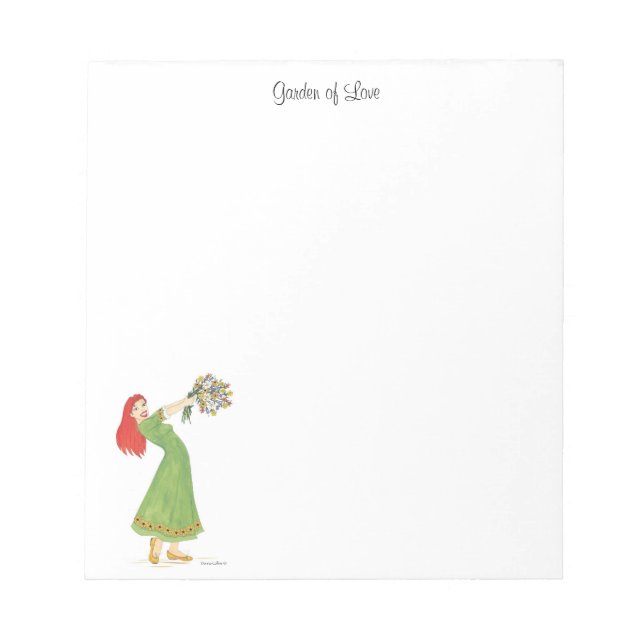 Bloc-notes Bouquet de fleurs (Devant)