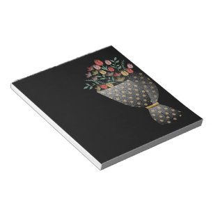 Bloc-notes bouquet de fleurs notepad