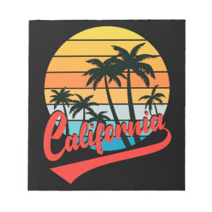 Bloc-notes California Retro Sunset