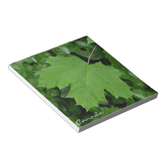 Bloc-notes Canada Maple Leaf Cadeaux Canada (Incliné)