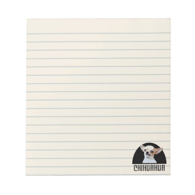 Bloc-notes chien Chihuahua (Devant)
