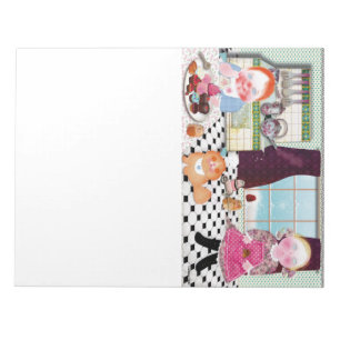 Bloc-notes "Cuisiner avec des amis"