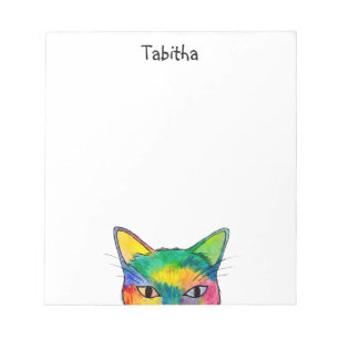 Bloc-notes Curieux Rainbow Cat