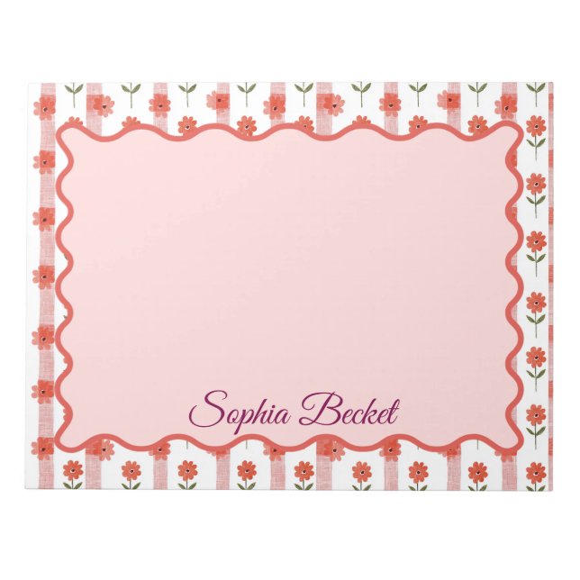 Bloc-notes Daisy Coquette (Devant)