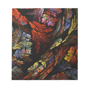 Bloc-notes d'art abstrait d'harmonie des couleurs