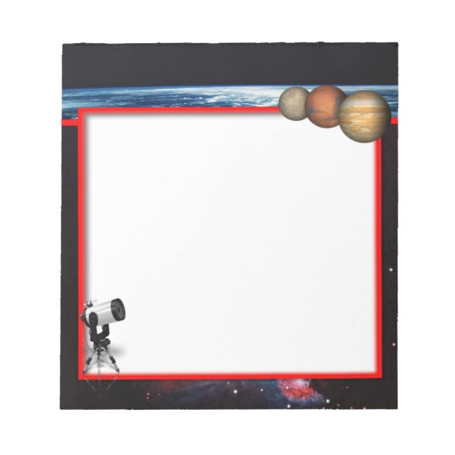 Bloc-notes d'astronomie (Devant)