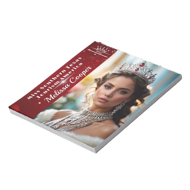 Bloc-notes d'autographes Royal Ruby Shimmer Pagean (Tourné)