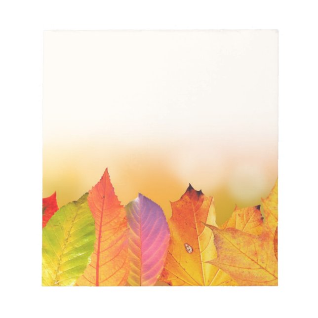 Bloc-notes d'automne (Devant)