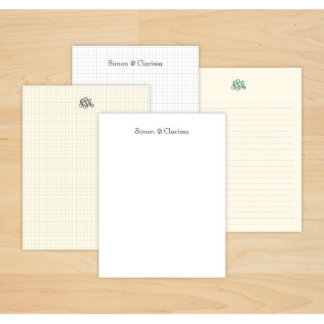 Bloc-notes de 100 feuilles avec script personnalis