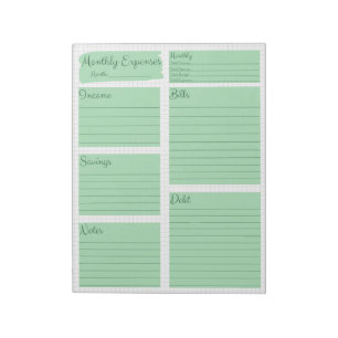 Bloc-notes de 11 po x 8,5 po - 40 pages