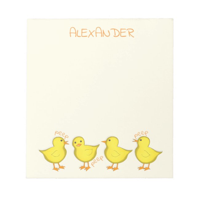Bloc-notes de 5,5 po x 6 po - 40 pages (Devant)