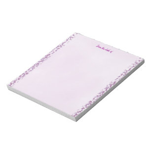 Bloc-notes de bordure pointillé Lavender