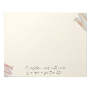 Bloc-notes de citation inspirante