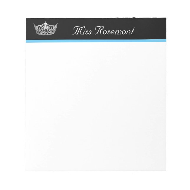 Bloc-notes de la couronne du concours (Devant)