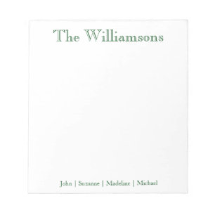 Bloc-notes de la famille