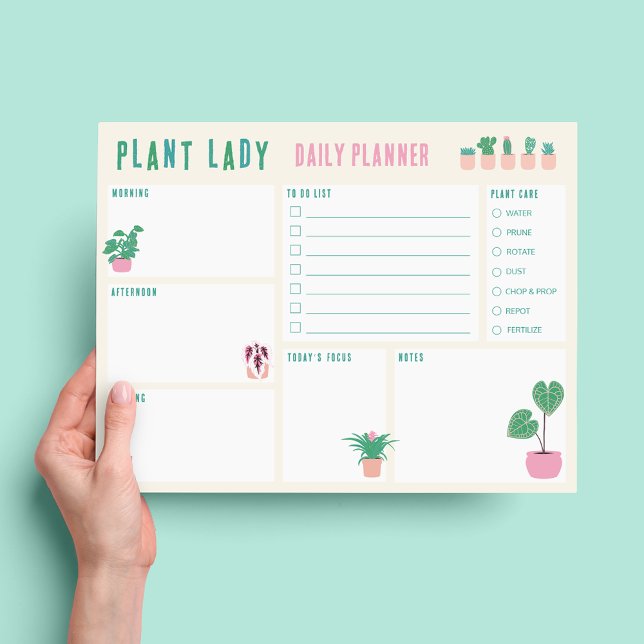 Bloc-notes de la Plante du planificateur quotidien (Créateur téléchargé)
