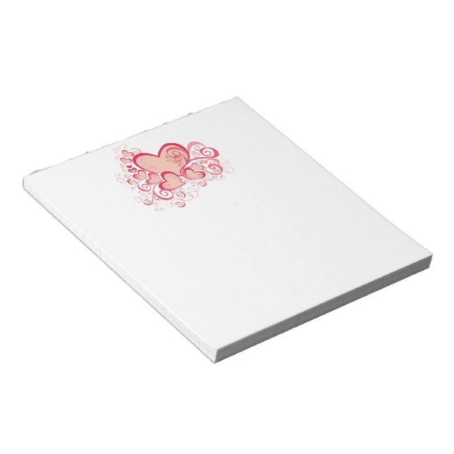 Bloc-notes de la Saint-Valentin (Incliné)