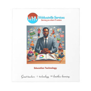 Bloc-notes de la technologie d'enseignement inspir