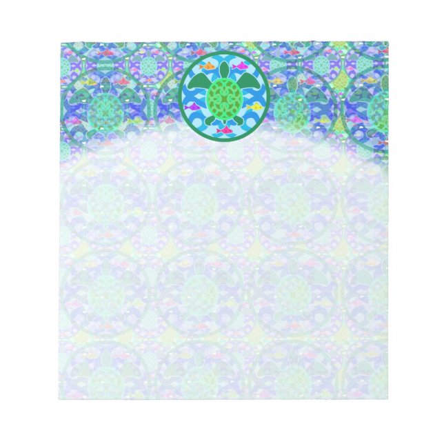 Bloc-notes de la tortue verte (Devant)