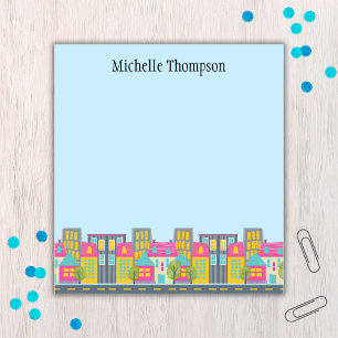 Bloc-notes de l'agent immobilier Whimsical City Sc