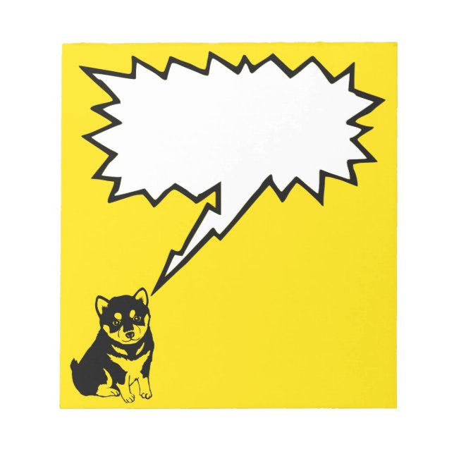 Bloc-notes de l'année chinoise de chien Shiba Inu  (Devant)