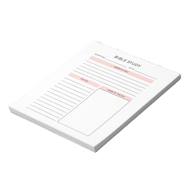 Bloc-notes de l'étude biblique (Tourné)