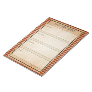 Bloc-notes de l'étude biblique SOAP