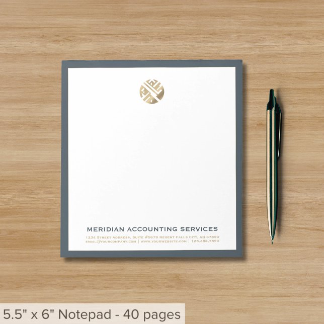 Bloc-notes de luxe simple et élégant (Créateur téléchargé)