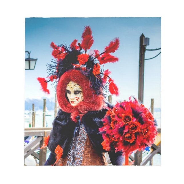 Bloc-notes de masque de Venise (Devant)