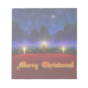 Bloc-notes de Noël pour visions plus lumineuses
