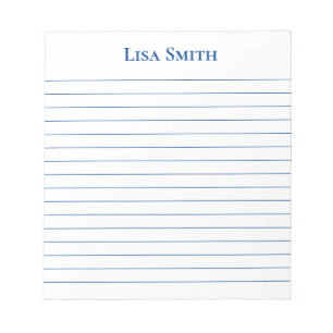 Bloc-notes de nom personnalisé